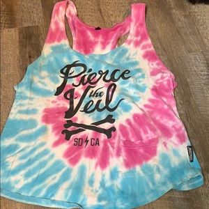 PTV tie dye tank top